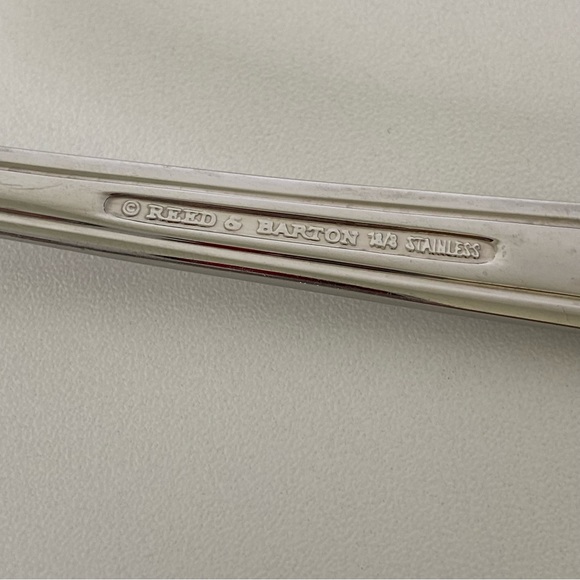 LReed & Barton Winterthur Swirl Master Butter Knife 18/8 Stainless Vintage 1998 - Picture 10 of 14
